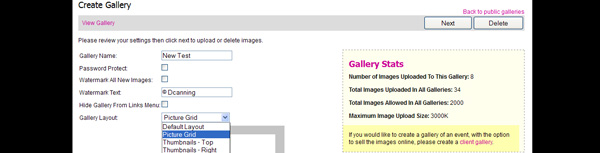 Site designer - websites for photographers