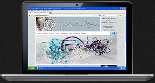 Crystal Bouquest - Web Design