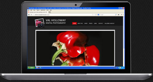 Val Holloway photography - photographers Website Design